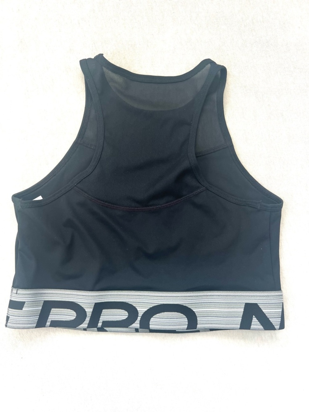 Athletic Nike Black Dri-FIT Performance sports crop top/sports bra - Picture 4 of 6